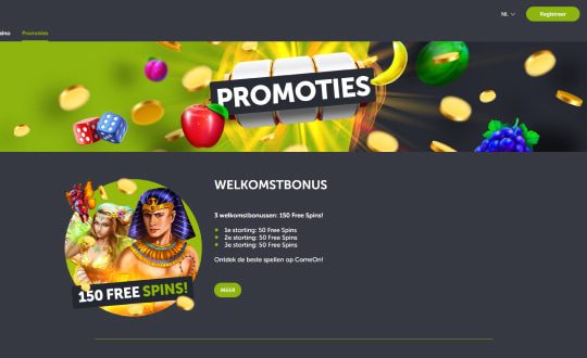 Promoties comeon