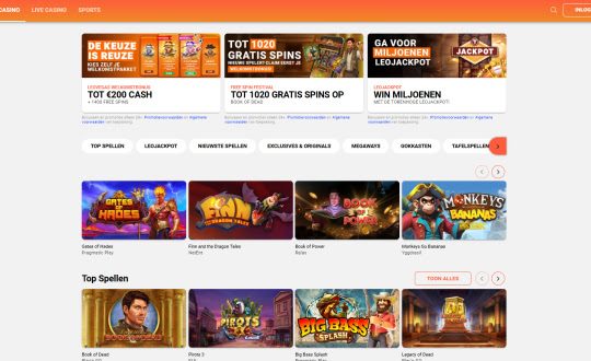 LeoVegas printscreen Casino logo