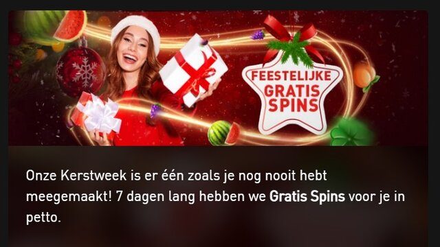 Casino 777 viert de kerstdagen met gratis spins