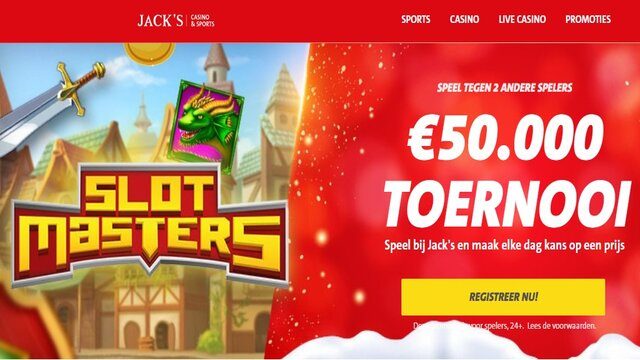 Jack’s Casino presenteert het SlotMasters Toernooi