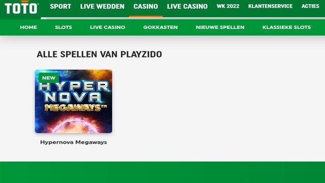 Playzido spellen