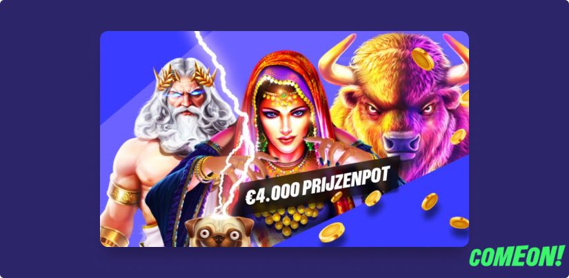ComeOn! Casino organiseert het Play Toernooi