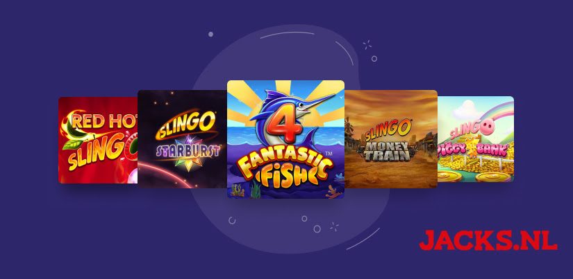 Verdien €5 bonus met Slingo Quest bij Jacks.nl