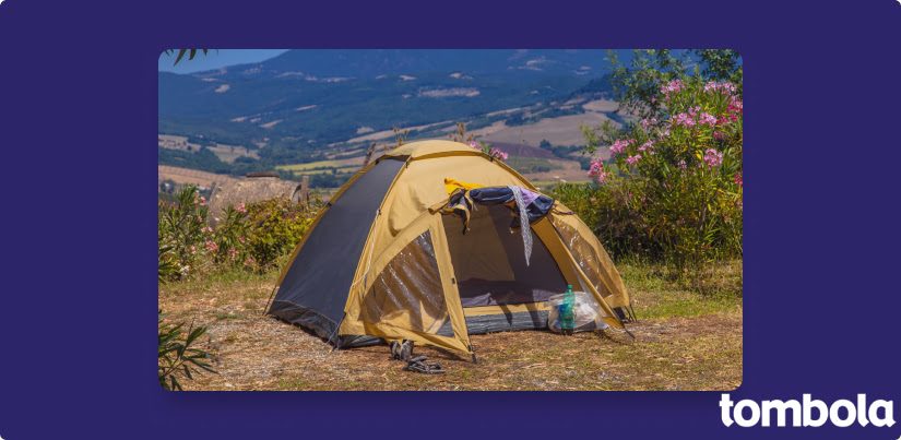 Camping de Wildernis op SBS6 heeft tombola als sponsoring