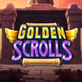 Golden scrolls logo