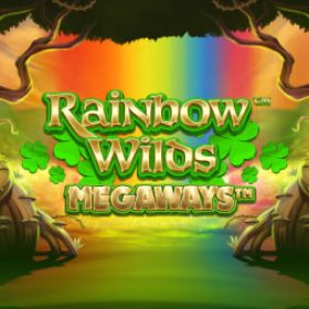 Rainbow wilds megaways logo
