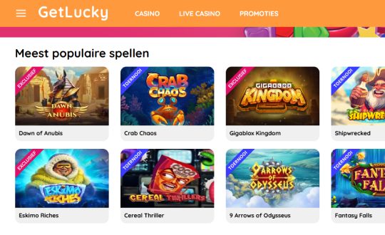 Getlucky home