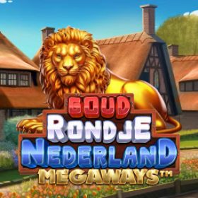 Goud Rondje Nederland megaways logo