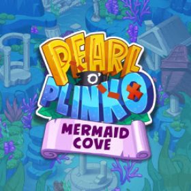 Pearl o Plinko Mermaid Cove logo