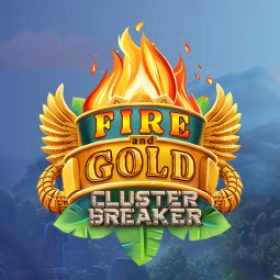 Fire and Gold Cluster Breaker logo