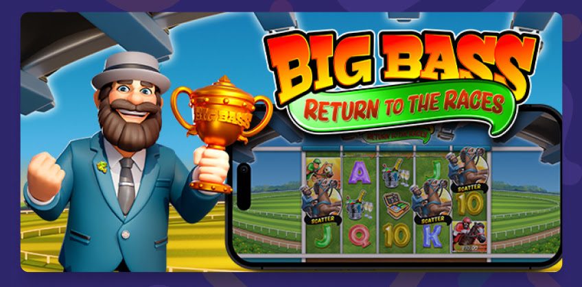 Big Bass Return to the races gokkast printscreen logo