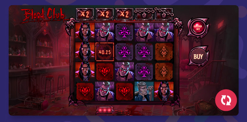 Blood Club printscreen logo