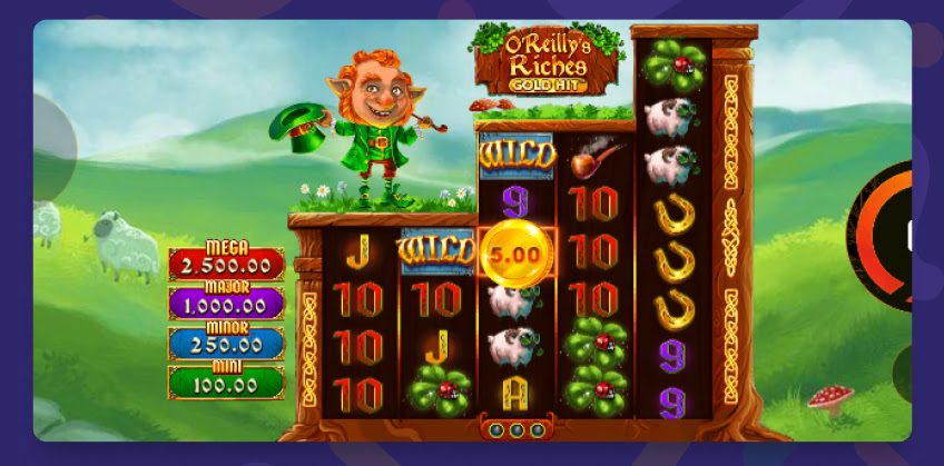 O'Reilly's Riches Gold Hit logo printscreen