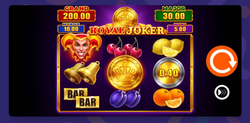 Royal Joker Hold and Win printscreen logo