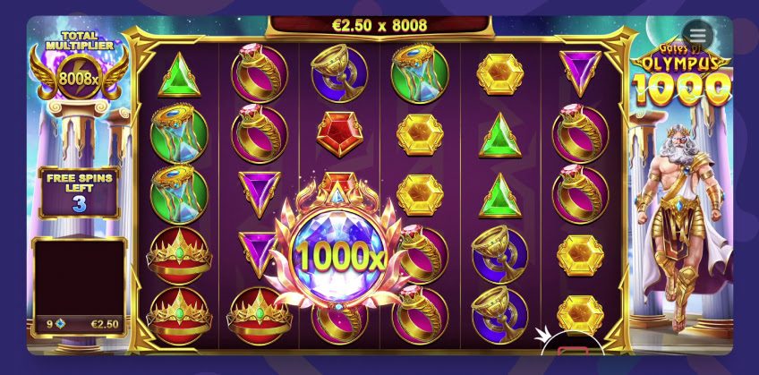 Gates of Olympus 1000 logo Gameplay
