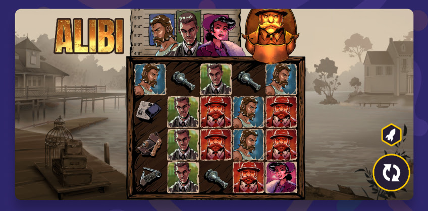 Alibi printscreen gokkast