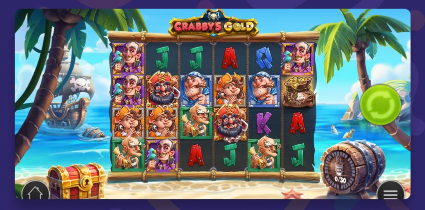 Crabby's Gold logo printscreen