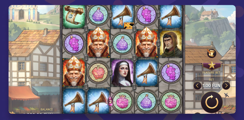 printscreen van Holy Hand Grenade 2 gokkast