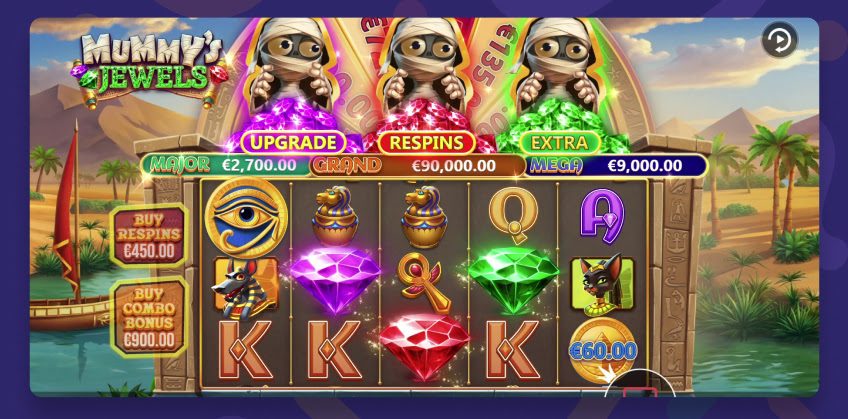 Mummy's Jewels logo - printscreen